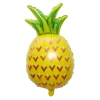 Cross-border Hawaiian fruit pineapple, watermelon, strawberry aluminum film balloon birthday party decoration aluminum foil shaped orange Item Picture